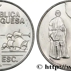 PORTUGAL 200 Escudos João Rodrigues Cabrilho, carte de l’Amérique du Nord 1992 Lisbonne fwo_690218 Monde Certifié