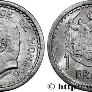 Réduction MONACO 1 Franc Louis II (1943) Paris fwo_736609 Monde