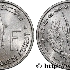 ÉTATS DE L'AFRIQUE DE L'OUEST (BCEAO) 1 Franc BCEAO 1972 Paris fwo_769123 Monde Vente Directe