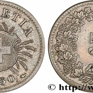 SUISSE 5 Centimes (Rappen) 1850 Strasbourg - BB fwo_771613 Monde Garantie Incluse