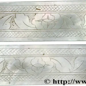 CHINE Jeton de jeux en nacre XIXe fwo_783934 Monde Dernière Chance