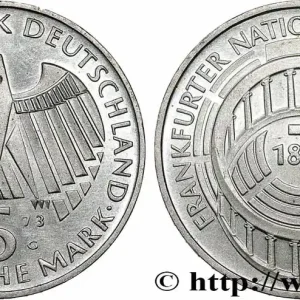 ALLEMAGNE 5 Mark Parlement de Francfort 1973 Karlsruhe fwo_784259 Monde Bon Plan
