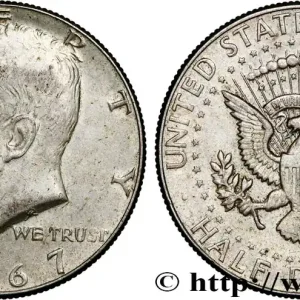 ÉTATS-UNIS D'AMÉRIQUE 1/2 Dollar Kennedy 1967 Philadelphie fwo_789580 Monde Acheter En Ligne