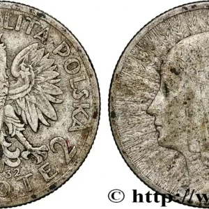 Artisanat POLOGNE 2 Zlote Reine Jadwiga 1932 Varsovie fwo_789638 Monde