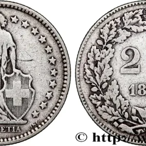 Nouveauté SUISSE 2 Francs Helvetia 1894 Berne fwo_789666 Monde