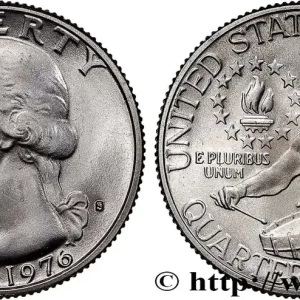 Usine Directe ÉTATS-UNIS D'AMÉRIQUE 1/4 Dollar argent Bicentenaire de la Révolution 1976 San Francisco fwo_796274 Monde