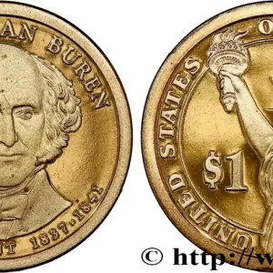 ÉTATS-UNIS D'AMÉRIQUE 1 Dollar Présidentiel Proof Martin Van Buren 2008 San Francisco fwo_806507 Monde Achat Immédiat