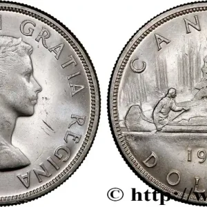 Soldes CANADA 1 Dollar Proof Elisabeth II 1963 fwo_806692 Monde