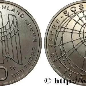 Bon Marché ALLEMAGNE 10 Mark 50e anniversaire de l’association SOS Kindörf 1999 Hambourg - J fwo_807529 Monde