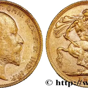 OR, PALLADIUM ET PLATINE INVESTISSEMENT 1 Souverain Edouard VII 1904 Londres fwo_809322 Monde Nouvel Arrivage