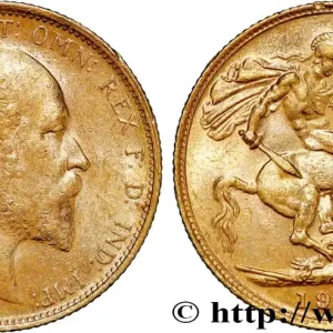 OR, PALLADIUM ET PLATINE INVESTISSEMENT 1 Souverain Edouard VII 1910 Sydney fwo_809361 Monde Populaire