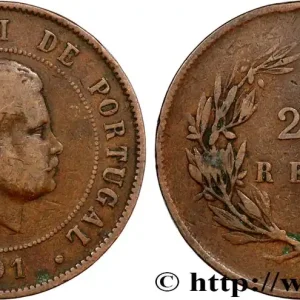 Pas Cher PORTUGAL 20 Réis Charles Ier 1891 Paris fwo_810936 Monde
