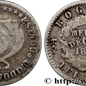 Bon Marché COLOMBIE 1/2 Decimo 1864 Bogota fwo_812518 Monde