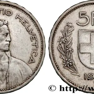 SUISSE 5 Francs Berger des alpes 1931 Berne fwo_812948 Monde Top Qualité