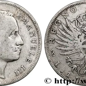 Tendance ITALIE 1 Lire Victor Emmanuel III 1902 Rome fwo_812993 Monde