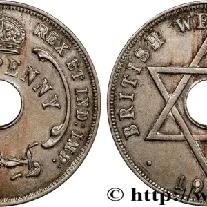 Tendance AFRIQUE OCCIDENTALE BRITANNIQUE 1 Penny Edouard VIII 1936 Londres fwo_813007 Monde