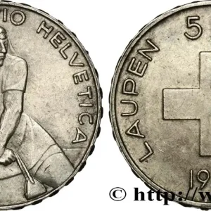 SUISSE 5 Francs 600e anniversaire de la bataille de Laupen 1939 Berne fwo_611406 Monde Offre Limitée