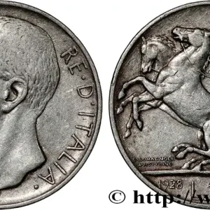 Commander Vite ITALIE - ROYAUME D'ITALIE - VICTOR-EMMANUEL III 10 Lire char antique 1928 Rome fwo_806014 Monde