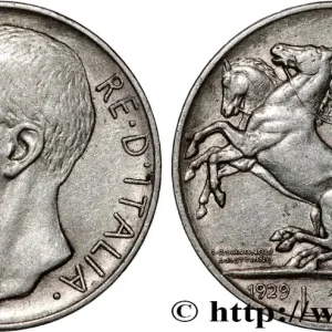 ITALIE - ROYAUME D'ITALIE - VICTOR-EMMANUEL III 10 Lire char antique 1929 Rome fwo_806015 Monde Livraison Gratuite