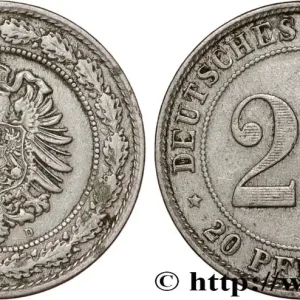 ALLEMAGNE 20 Pfennig Empire 1887 Berlin fwo_808730 Monde Commande En Gros