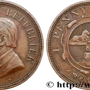 Expédition Rapide AFRIQUE DU SUD 1 Penny président Kruger 1892 fwo_810583 Monde
