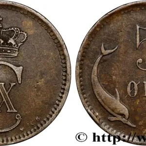 DANEMARK - ROYAUME DU DANEMARK - CHRISTIAN IX 5 Ore 1875 Copenhague fwo_810612 Monde Marque