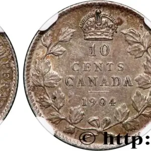 Produit De Marque CANADA - EDOUARD VII 10 Cents 1904 fwo_811517 Monde