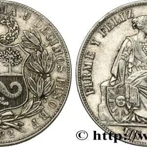 PÉROU 1 Sol Liberté assise 1882 Lima fwo_614867 Monde Commander Maintenant