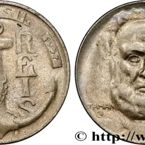 Dernier Modèle BRÉSIL 100 Reis Joaquim Marques Lisboa marquis de Tamandaré 1937 fwo_705614 Monde