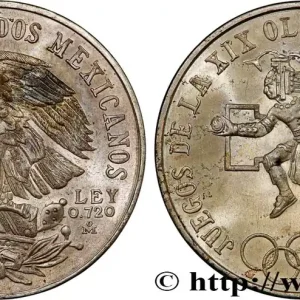 MEXIQUE 25 Pesos Jeux Olympiques de Mexico 1968 Mexico fwo_782019 Monde Dernier Modèle