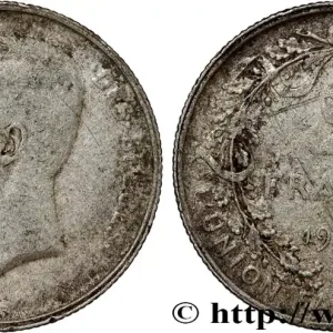 Réduction BELGIQUE 2 Francs Albert Ier légende française 1911 Bruxelles fwo_807735 Monde
