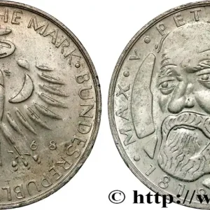 ALLEMAGNE 5 Mark chimiste Max Joseph von Pettenkofer 1968 Munich fwo_807944 Monde Vente Directe