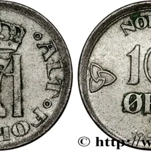 NORVÈGE - ROYAUME DE NORVÈGE - HAAKON VII 10 Ore 1918 fwo_808126 Monde Top Qualité