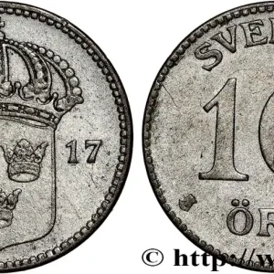 Commander Vite SUÈDE 10 Ore 1917 fwo_808128 Monde