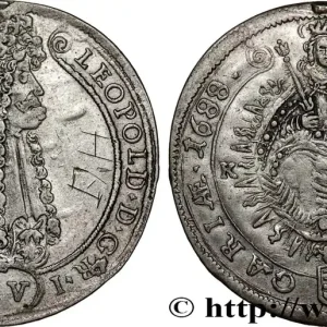 Top Vente HONGRIE - ROYAUME DE HONGRIE - LÉOPOLD Ier 15 Krajczar 1688 Kremnitz (Kormoczbanya) fwo_808192 Monde