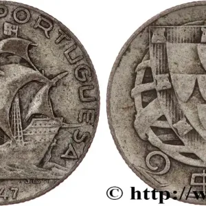 PORTUGAL 2 1/2 Escudos 1947 fwo_808383 Monde Commande En Gros