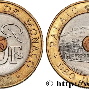 Offre Exclusive MONACO 20 Francs Palais Princier 1997 Paris fwo_808426 Monde