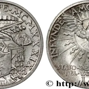 VATICAN ET ÉTATS PONTIFICAUX 5 Lire Sede Vacante 1939 Rome fwo_808924 Monde Solde