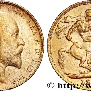 OR, PALLADIUM ET PLATINE INVESTISSEMENT 1 Souverain Edouard VII 1903 Londres fwo_809311 Monde Nouvel Arrivage