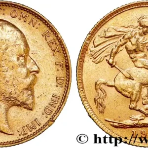 OR, PALLADIUM ET PLATINE INVESTISSEMENT 1 Souverain Edouard VII 1904 Londres fwo_809320 Monde Acheter En Ligne