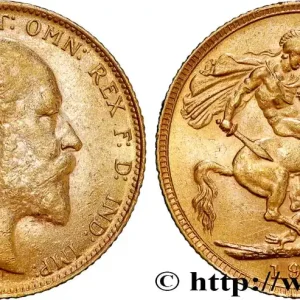 OR, PALLADIUM ET PLATINE INVESTISSEMENT 1 Souverain Edouard VII 1909 Londres fwo_809355 Monde Réduction