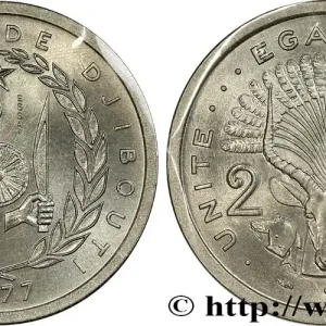 Satisfait Ou Remboursé DJIBOUTI Essai de 2 Franc emblème / antilope 1977 Paris fwo_814413 Monde