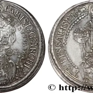 AUTRICHE - ARCHEVÊCHÉ DE SALZBOURG - PARIS VON LODRON Thaler 1652 Salzbourg fwo_812734 Monde Haute Qualité