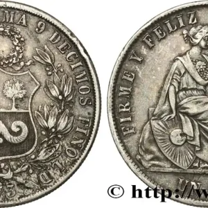 PÉROU 1 Sol “Liberté” assise 1873 Lima fwo_614862 Monde Vente Flash