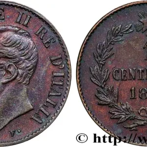 ITALIE 1 Centesimo Victor Emmanuel II 1867 Milan fwo_782005 Monde Meilleure Vente