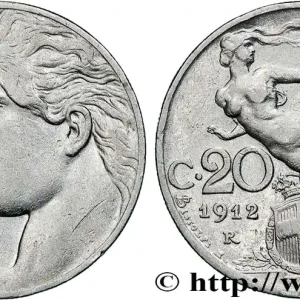 Livraison Gratuite ITALIE 20 Centesimi Italie / allégorie de la Liberté 1912 Rome - R fwo_786174 Monde