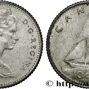CANADA 10 Cents Elisabeth II 1968 fwo_808435 Monde Tendance