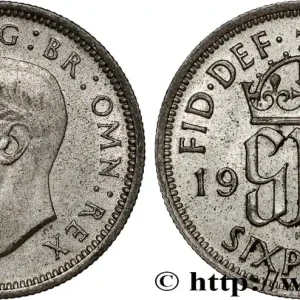 ROYAUME-UNI 6 Pence Georges VI 1946 fwo_808436 Monde En Vogue