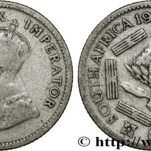 AFRIQUE DU SUD 6 Pence Georges V 1933 Pretoria fwo_808454 Monde Promotion
