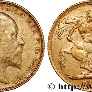OR, PALLADIUM ET PLATINE INVESTISSEMENT 1 Souverain Edouard VII 1904 Londres fwo_809318 Monde Garantie Incluse